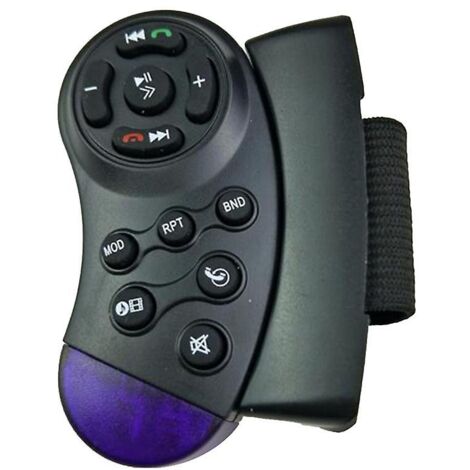 Télécommande DVD au volant, infrarouge, longue portée, sans fil, universelle, bouton télécommande MP3 pour voiture-AquaForge (1/5)