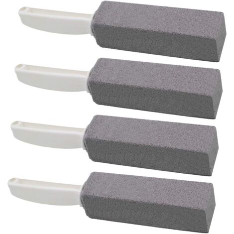 Brosse de toilette en pierre ponce pour salle de bain, nettoyant pour grilles de cuisine sûr et écologique (lot de 4)-AquaForge (1/5)
