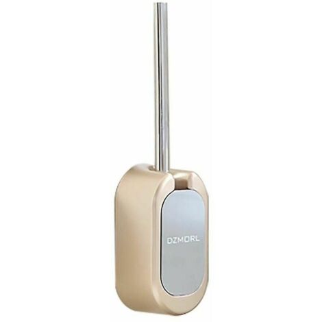 Ensemble porte-brosse WC mural doré sans perforation-AquaForge (1/3)