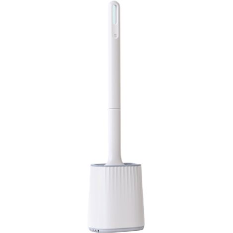 Brosse WC en PP+TPR, manche long multifonction amovible-AquaForge (1/4)