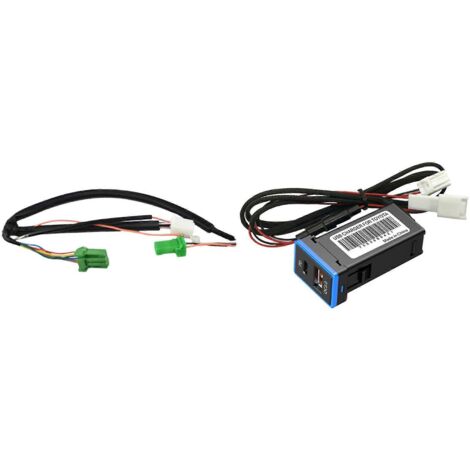 Bouton droit du volant, commutateur de commande du lecteur pour L200 avec chargeur de voiture QC 3.0 à double port pour-AquaForge (1/4)