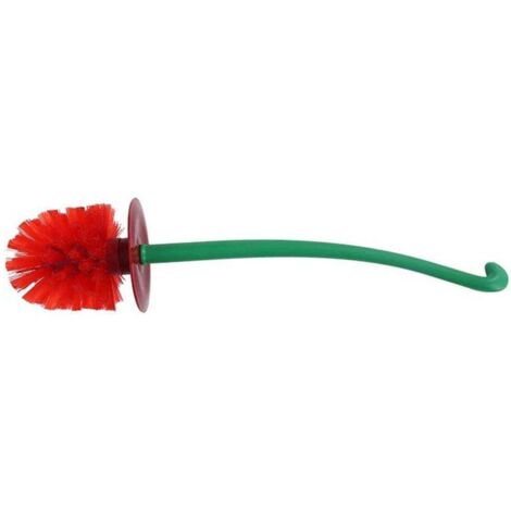 Brosse de toilette en laine douce avec long manche, brosse de nettoyage en plastique, outil ménager-AquaForge (1/5)