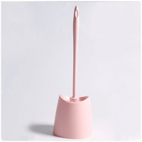 Brosse de toilette standard, en polypropylène (PP), noire, sans BPA, rose, taille 41,512 cm-AquaForge (1/5)