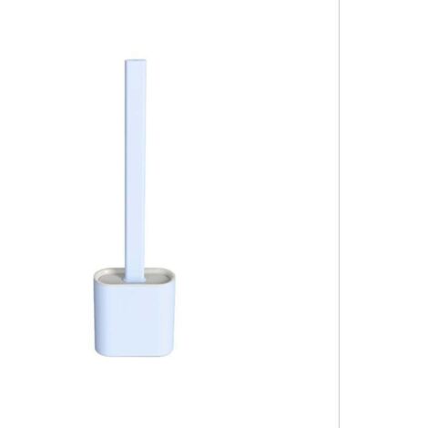 Brosse de toilette avec poils en silicone et support, brosse de nettoyage créative-AquaForge (1/5)