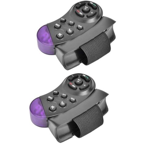 2 télécommandes universelles à 11 boutons pour volant de voiture avec lecteur CD/DVD/MP5-AquaForge (1/5)