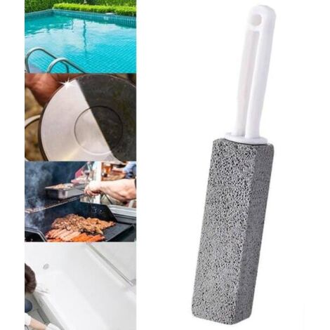 Brosse de toilette Pimpstone pour le nettoyage de la cuvette des toilettes, anticalcaire, 3,8 x 3,8 x 23,5 cm --AquaForge (1/5)
