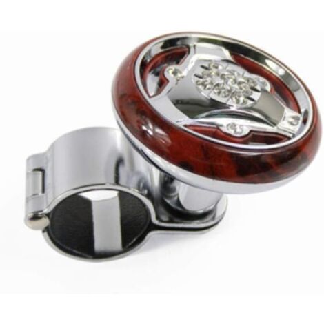 Boule de volant de voiture, pommeau de volant, boutons de commande du volant, poignée de renfort supplémentaire avec roulements à billes en acier-AquaForge (1/4)