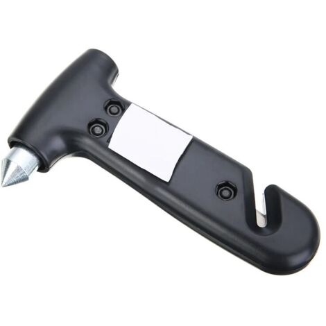 Marteau d'urgence pour voiture, marteau de sécurité pour vitres de voiture, outil de secours pour voiture, coupe-ceinture de sécurité d'urgence-AquaForge (1/4)