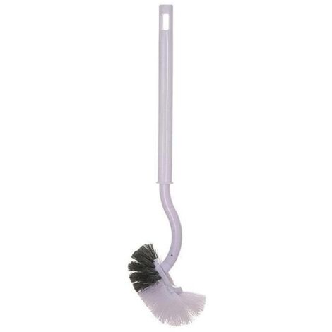 Brosse WC incurvée, brosse WC murale, brosse WC au design incurvé pour un nettoyage en profondeur sous le rebord.-AquaForge (1/5)