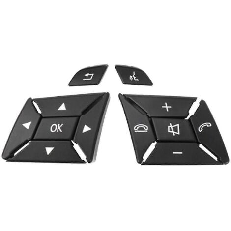 Boutons multifonctions pour volant de voiture 1669052800 1669052900 pour Mercedes-Benz Classe ML W166 W292 Noir-AquaForge (1/5)