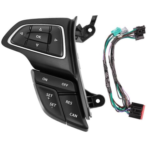 Commande de régulateur de vitesse multifonctions au volant pour Ford Focus Mk3 2015-2017 et Kuga 2017 (bouton bleu)-AquaForge (1/3)