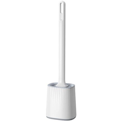 Brosse WC en silicone avec support, la dernière brosse WC flexible Bowl Buddy pour nettoyer l'espace de la salle de bain-AquaForge (1/5)
