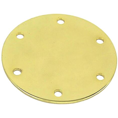 Plaque de protection universelle pour bouton de klaxon de volant, anneau extérieur, bloc unique, dorée-AquaForge (1/5)