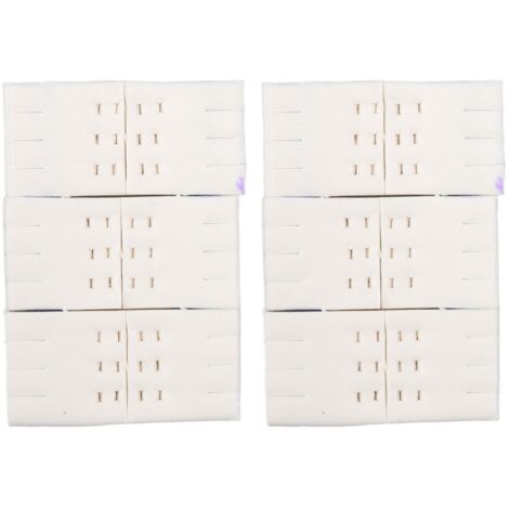 Lot de 12 recharges jetables pour brosse de toilette 3061, couleur lavande.-AquaForge (1/5)