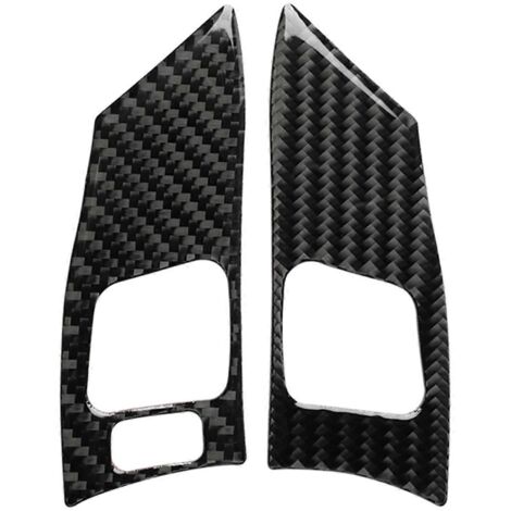 Lot de 2 caches-boutons de volant en fibre de carbone pour Lexus IS250 (2006-2012), conduite à gauche ou à droite.-AquaForge (1/4)