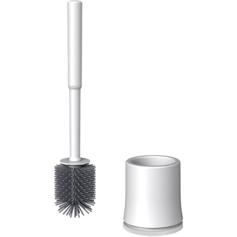 Ensemble brosse et support de toilette BOOMJOY, brosse en silicone pour salle de bain-AquaForge (1/5)