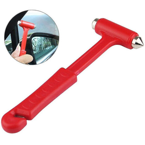 Marteau d'urgence pour incendie, marteau d'auto-évacuation, brise-vitre, outil pour briser les vitres-AquaForge (1/3)