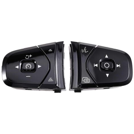 1 Jeu de boutons de commande de régulateur de vitesse au volant pour Volvo S60 V60 S90 V90 XC90 XC60 MK2 314-AquaForge