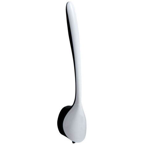 Brosse de toilette en silicone avec tête de brosse pour les coins difficiles d'accès, brosse créative pour le nettoyage des toilettes et de la salle de bain.-AquaForge (1/5)