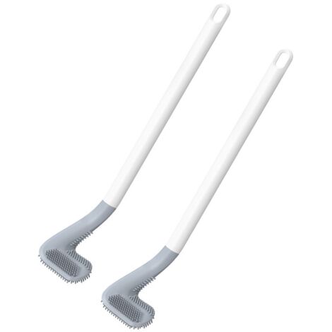 Lot de 2 brosses de toilette de style golf, brosses à long manche et tête de golf-AquaForge (1/5)