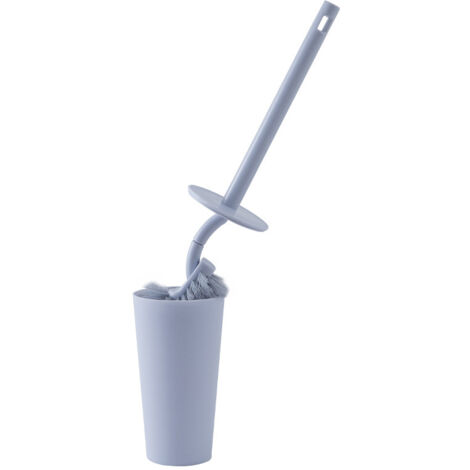 Brosse WC - Brosse souple et résistante + support - flexible-AquaForge (1/5)