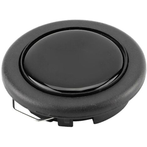 Bouton de klaxon pour volant de voiture - Métal et plastique résistants - Compatibilité universelle - Noir-AquaForge (1/4)
