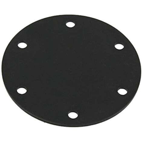 Plaque de protection universelle pour bouton de klaxon de volant, anneau extérieur, bloc unique, noire-AquaForge (1/5)