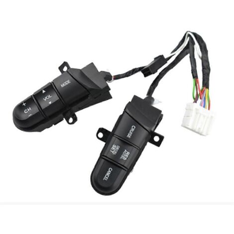Commande de régulateur de vitesse au volant 36770--A12 36770SNAA12 Compatible avec le bouton de contrôle du volume audio Jazz GE8 - Parfait-AquaForge (1/5)