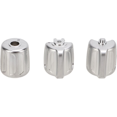 Lot de 3 boutons de commande multifonctions au volant en ABS 61319273656, compatibles avec F10, F11, F18, F20, F21 et F26, finition chromée.-AquaForge (1/5)