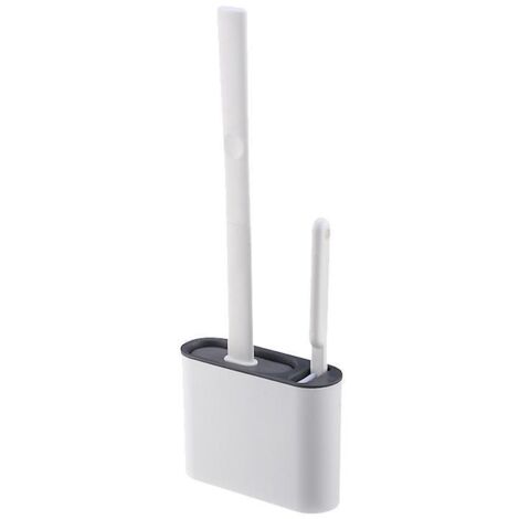 Brosse de toilette murale, brosses et supports de brosses de toilette, brosse de toilette plate en silicone-AquaForge