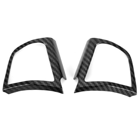 Bandeau décoratif de panneau de volant style fibre de carbone, protection de bouton pour BMW Série 5 F10 F18 (2013-2017), coins incurvés-AquaForge (1/5)