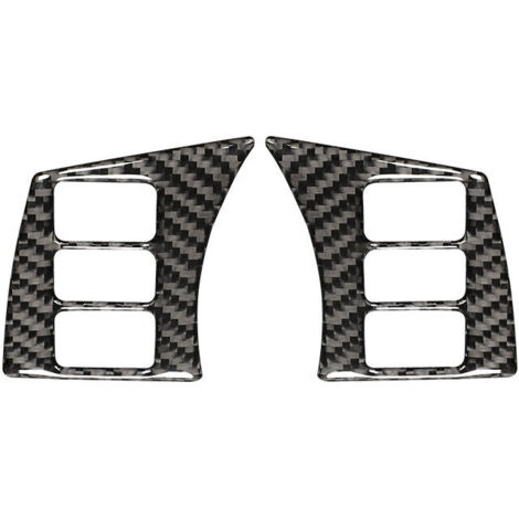Panneau de boutons de volant en fibre noire pour 350Z 2006-2009-AquaForge (1/5)