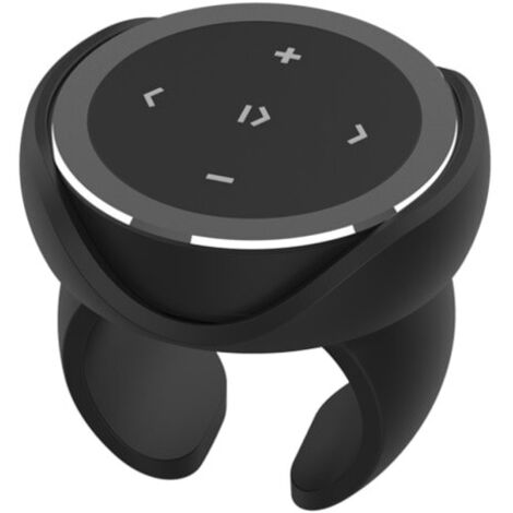 Commandes au volant, bouton multimédia Bluetooth 3.0 sans fil, lecture de musique, télécommande pour iOS/Android-AquaForge (1/5)