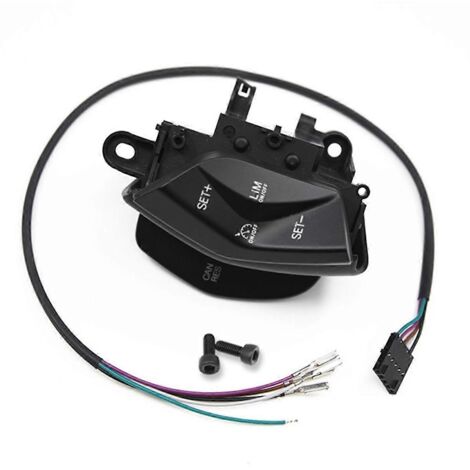 Commande de régulateur de vitesse au volant avec bouton adhésif, compatible avec les boutons de volant des Ford Focus 2012-2015 - WELLNGS-AquaForge