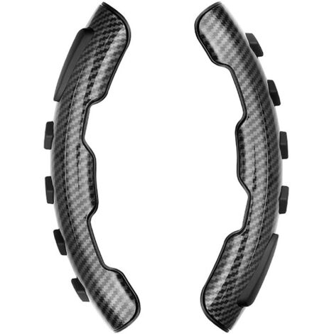 Housse de volant avec volant pivotant, bouton supplémentaire, poignée d'urgence, en fibre, universelle, pour Model 3-AquaForge (1/5)