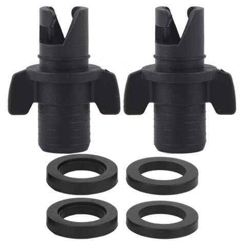 Connecteur de valve pour kayak, adaptateur de valve pour bateau noir, accessoires pour planches de surf gonflables-AquaForge (1/5)