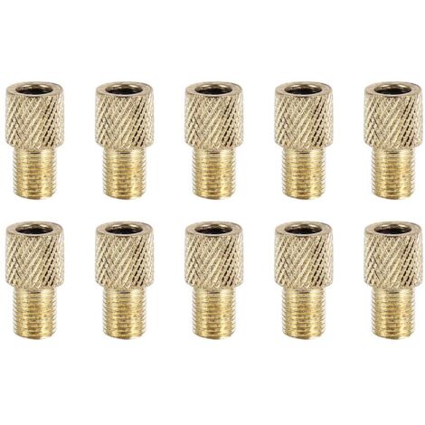 10 adaptateurs en laiton pour pompe à vélo, connecteurs et valves de conversion, outil de pompe à pneus-AquaForge (1/5)