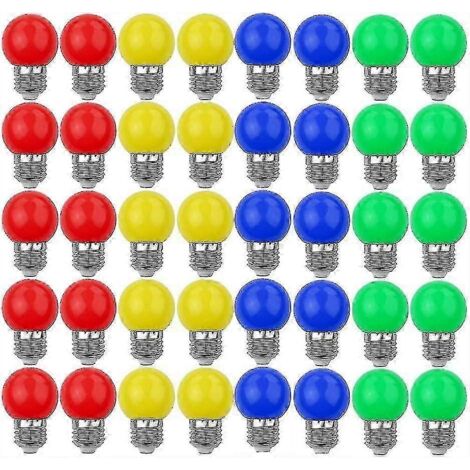 Ampoules LED colorées E27 3W/30W Lampe décorative et design 240 lumens AC 220V-240V Lampe décorative Couleurs mélangées Rouge Jaune Bleu Vert - [HK]-AquaForge (1/2)