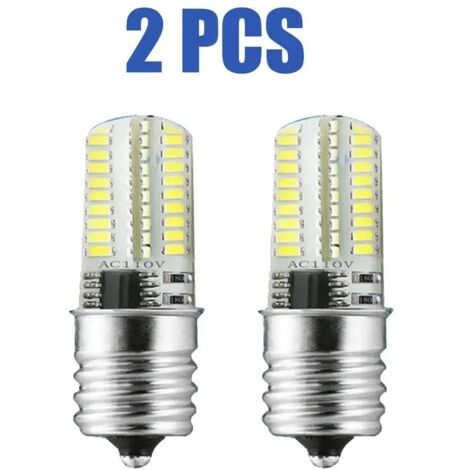 2 ampoules LED E17, adaptées aux fours à micro-ondes, à intensité variable, 4W, lumière blanche naturelle 6000K.-AquaForge (1/4)