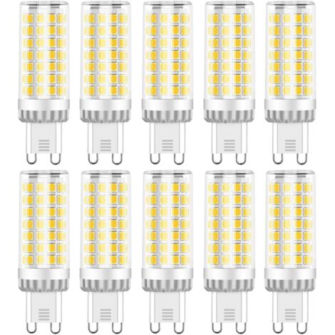 Ampoules LED G9 non dimmables, économie d'énergie 4 W (équivalent à 40 W), 400 lm, blanc chaud, allumage instantané, installation facile pour la maison et-AquaForge (1/5)