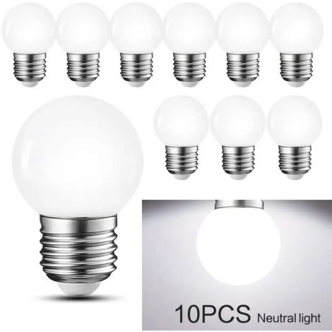 Lot de 10 ampoules LED E27 3W haute luminosité 220V pour éclairage intérieur-AquaForge (1/5)