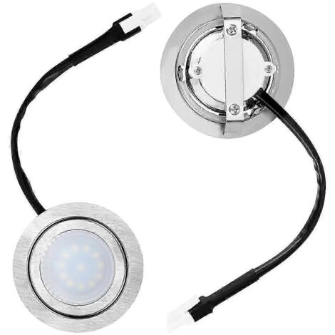 Lot de 2 ampoules LED pour hotte aspirante, en acier inoxydable, pour éclairage encastré de cuisine - Yva-AquaForge