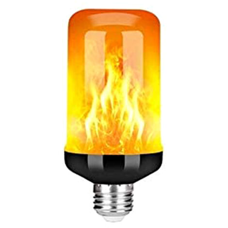 Lampe à flamme E26/E27, décoration de Noël avec technologie d'ampoule à effet flamme vacillante, lampes LED à flamme 4 modes pour l'intérieur et l'extérieur-AquaForge (1/5)