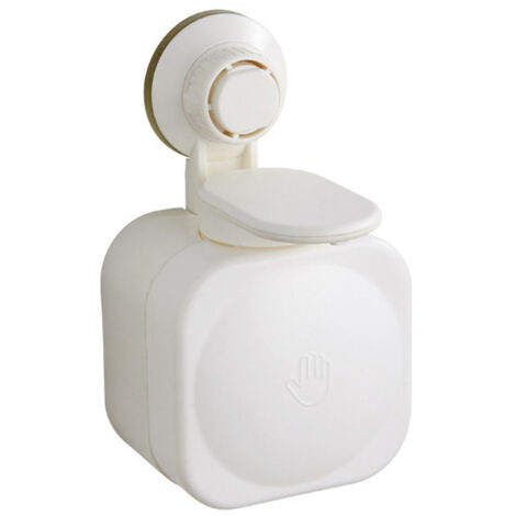 Pompe à savon murale avec ventouse, support sans perçage pour lotion liquide-AquaForge (1/5)