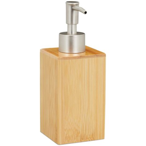 Distributeur de savon en bambou-AquaForge (1/5)