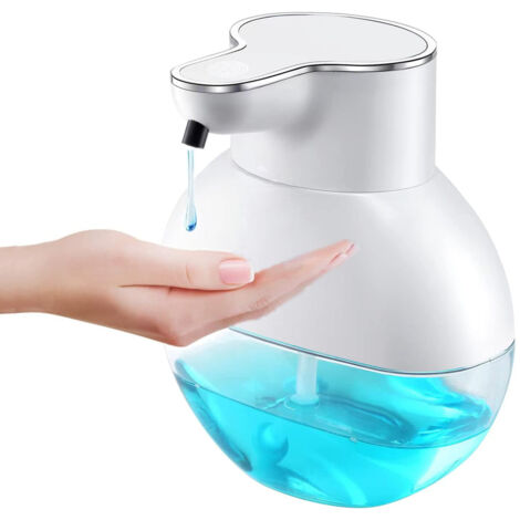 Distributeur automatique de savon liquide 414 ml (14 oz) mural/de table, distributeur de désinfectant pour les mains sans contact-AquaForge (1/4)