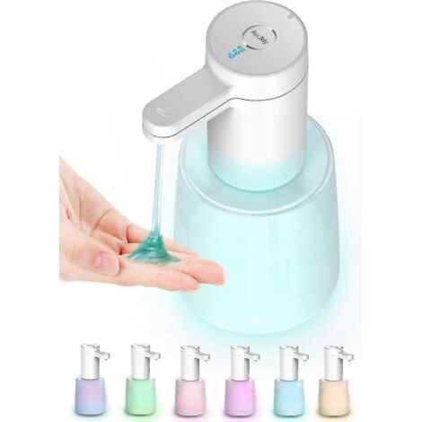 Distributeur automatique de gel hydroalcoolique à capteur infrarouge, 450 ml, rechargeable par USB, étanche IPX7-AquaForge (1/5)