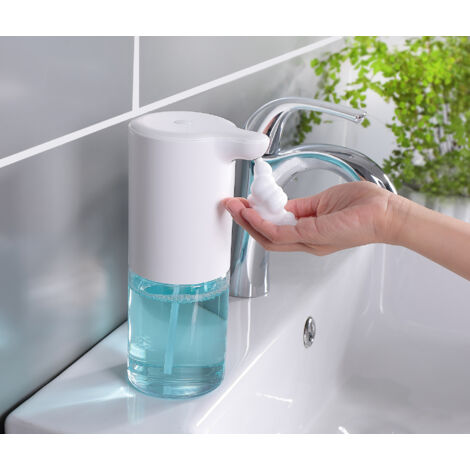Distributeur de savon sans mousse intelligent pour téléphone portable, compatible avec les lave-mains de moins de 320 ml et doté d'un capteur automatique (72 x 99 x 192 mm).-AquaForge (1/5)