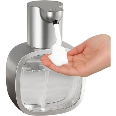Distributeur de savon automatique 500 ml - Distributeur de savon liquide avec pompe sans contact et chargement USB-C-AquaForge (1/5)