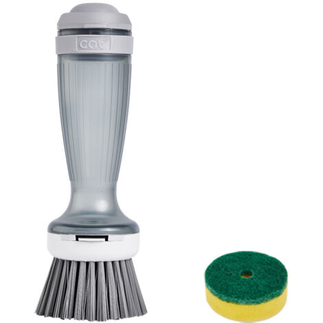 Brosse à vaisselle, brosse de cuisine, brosse à vaisselle avec distributeur de savon, outil de nettoyage-AquaForge (1/3)
